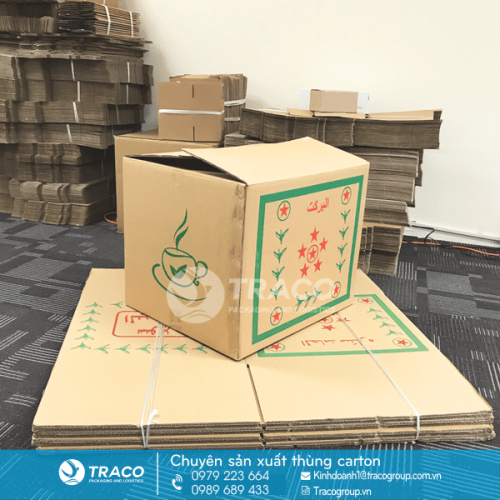 THÙNG CARTON ĐỰNG CHÈ, TRÀ XUẤT KHẨU