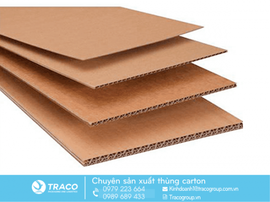 CÁC LOẠI SÓNG CARTON