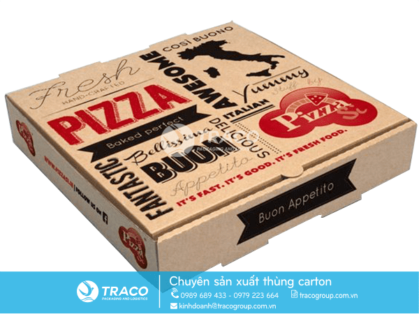 Hộp carton đựng pizza