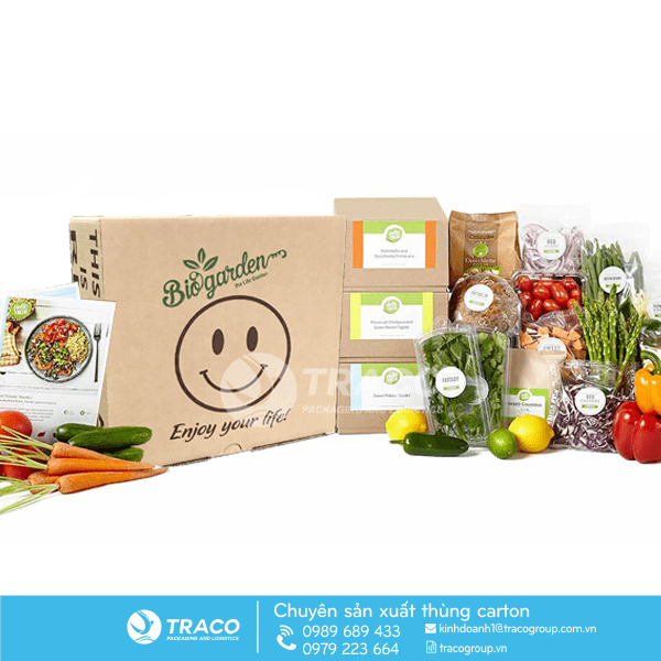 Thùng Carton Đựng Nông Sản Xuất Khẩu