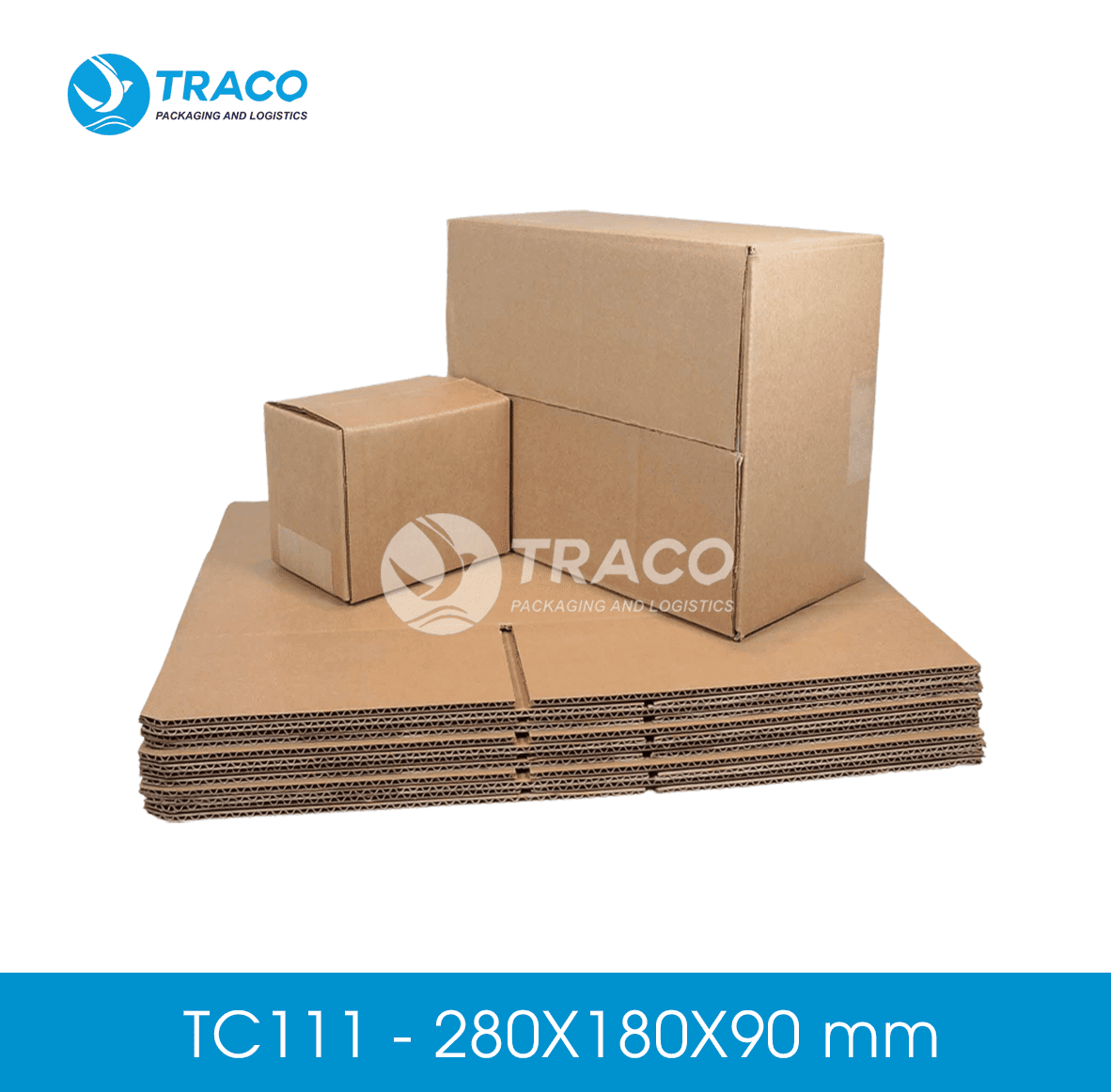 Thùng hộp carton 280X180X90 mm Combo200 TC111CB200