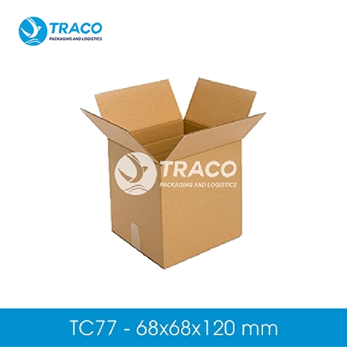 Combo 100 Hộp carton TRACO TC77CB100 68X68X120
