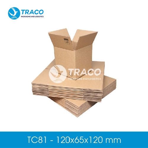 Combo 100 Hộp carton TRACO TC81CB100 120x65x120