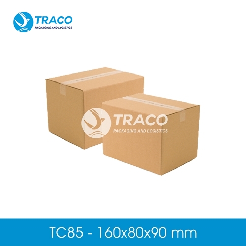 Thùng hộp carton 160x80x90 mm TRACO TC85CB100