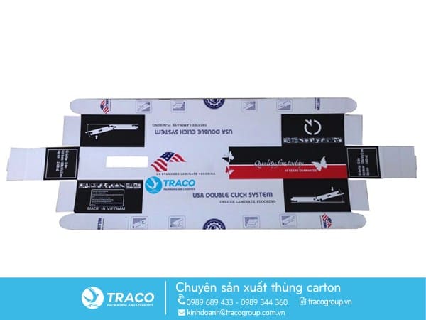 Thùng carton đựng gỗ xuất khẩu TRACO